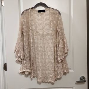 Ivory Lace kimono